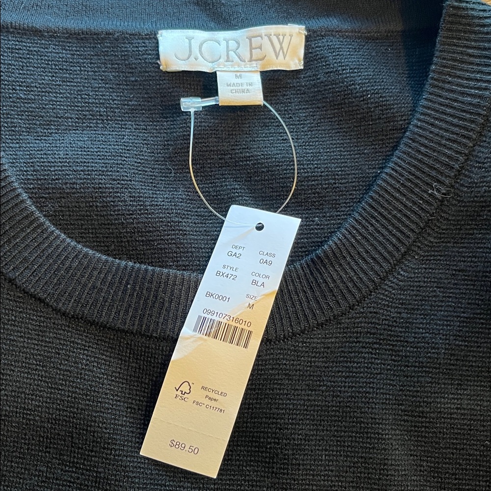 NWT J.Crew | Sleeveless sweater shell | Black | Size M - Picture 5 of 10